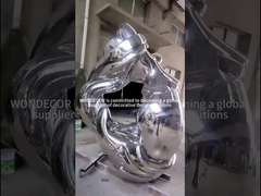 Escultura de Aço Inoxidável