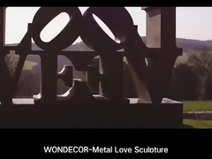 Escultura de Aço Inoxidável