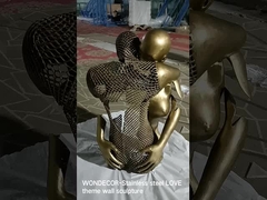 Escultura de Aço Inoxidável